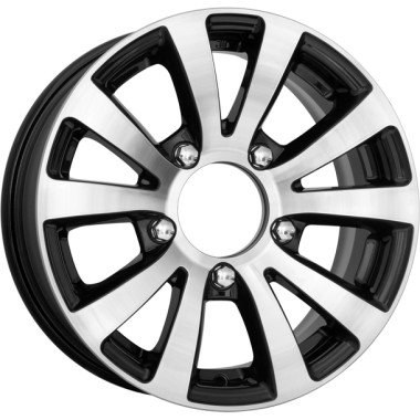 Диск K&K Фалкон 15x6 5x139.7 ET35 DIA98.5 АЛМАЗ ЧЕРНЫЙ