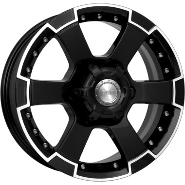 Диск K&K M56 16x7 6x139.7 ET30 DIA93.1 АЛМАЗ ЧЕРНЫЙ
