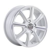 Диск Скад Монако 14x5.5 4x100 ET49 DIA56.6 АЛМАЗ-БЕЛЫЙ