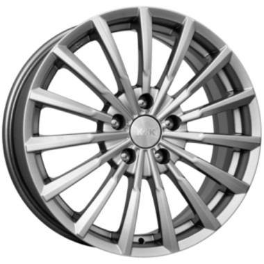 Диск K&K Акцент 14x5.5 4x100 ET45 DIA67.1 БЛЭК ПЛАТИНУМ