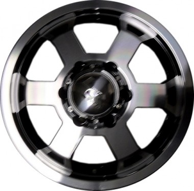 Диск LS wheels LS326 16x7 6x139.7 ET38 DIA67.1 BKF