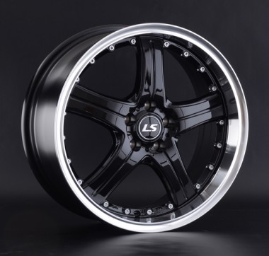 Диск LS wheels LS322 17x7.5 5x100 ET35 DIA73.1 BKL