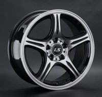 Диск LS wheels LS319 15x6.5 5x100 ET38 DIA57.1 BKF