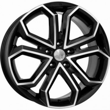 Диск K&K Пандора 19x8.5 5x114.3 ET45 DIA67.1 АЛМАЗ ЧЕРНЫЙ