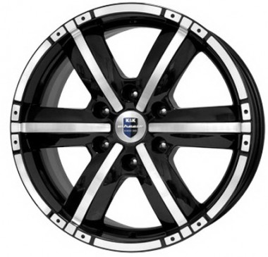 Диск K&K Окинава 18x8 6x139.7 ET25 DIA106.1 АЛМАЗ ЧЕРНЫЙ