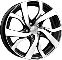 Диск K&K Палермо 15x6 5x114.3 ET50 DIA60.1 АЛМАЗ ЧЕРНЫЙ