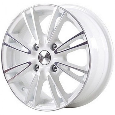 Диск Скад Пантера 14x5.5 4x100 ET45 DIA67.1 АЛМАЗ-БЕЛЫЙ