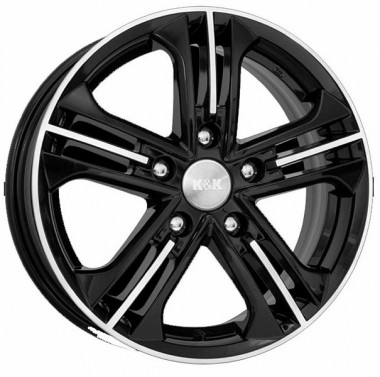 Диск K&K Trinity 15x6 5x100 ET39 DIA67.1 АЛМАЗ ЧЕРНЫЙ