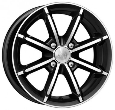 Диск K&K Sportline 14x6 4x100 ET30 DIA67.1 АЛМАЗ ЧЕРНЫЙ