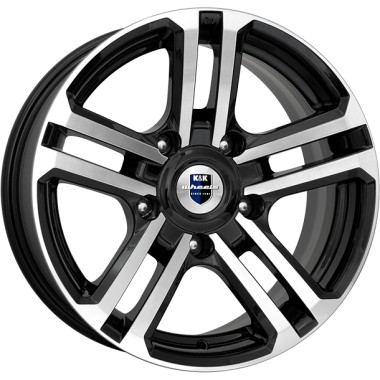Диск K&K Палладика 16x7 5x139.7 ET5 DIA98.5 АЛМАЗ ЧЕРНЫЙ
