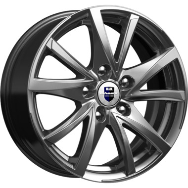 Диск K&K Игуана 16x6.5 5x114.3 ET45 DIA60.1 ДАРК ПЛАТИНУМ