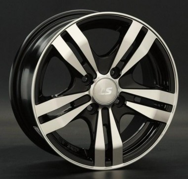 Диск LS wheels LS142 15x6.5 5x100 ET38 DIA73.1 BKF