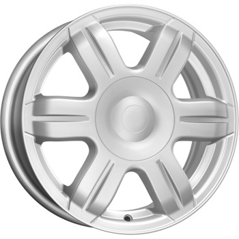 Диск K&K Solaris KC670 15x6 4x100 ET48 DIA54.1 СИЛЬВЕР