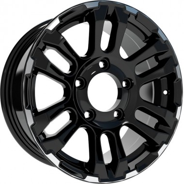 Диск Скад Тайга 16x7 5x139.7 ET40 DIA98.5 ЧЁРНЫЙ БАРХАТ