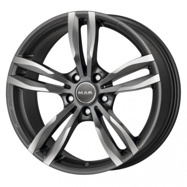 Диск MAK LUFT 19x8 5x120 ET37 DIA72.6 GUN METALLIC-MIRROR FACE