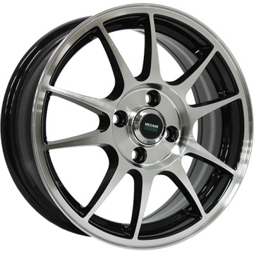 Диск Megami MGM-5 14x6 4x100 ET49 DIA56.6 BKF