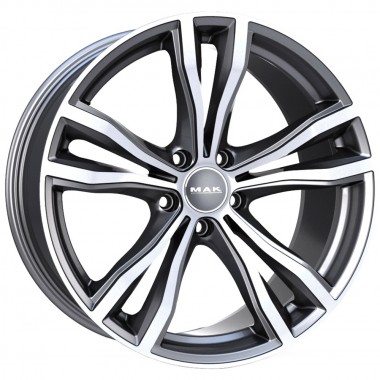 Диск MAK X-Mode 21x11.5 5x120 ET38 DIA74.1 GUNMETAL MIRROR FACE