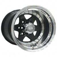 Диск LS wheels 879 15x10 6x139.7 ET-44 DIA106.1 BKL