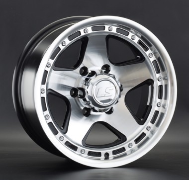 Диск LS wheels 870 16x8 6x139.7 ET-10 DIA106.1 BKF