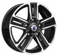 Диск K&K Backfire 18x8 5x114.3 ET45 DIA66.1 АЛМАЗ-ЧЕРНЫЙ