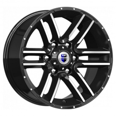 Диск K&K Алгама 17x8 6x139.7 ET-20 DIA106.1 АЛМАЗ-ЧЕРНЫЙ