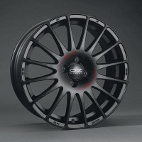 Диск OZ SUPERTURISMO GT 17x8 5x112 ET35 DIA75.1 MATT BLACK RED LETTERING