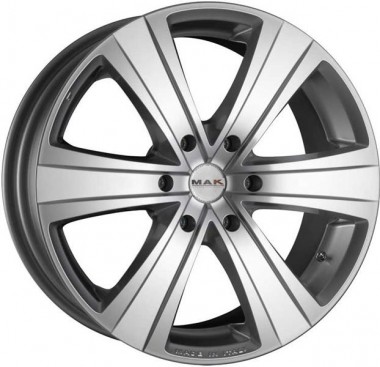 Диск MAK FUOCO 6 17x7.5 6x139.7 ET25 DIA106.1 HYPER SILVER