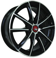 Диск Ё-wheels E16 16x6.5 4x100 ET45 DIA60.1 BKF
