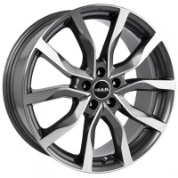 Диск MAK HIGHLANDS 19x8 5x120 ET38 DIA72.6 GUN METALLIC-MIRROR FACE