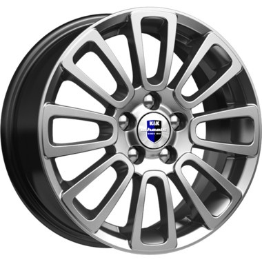 Диск K&K Неман 15x6 4x100 ET43 DIA67.1 ДАРК ПЛАТИНУМ