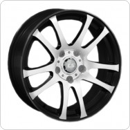 Диск LS wheels LS283 16x7 5x105 ET36 DIA56.6 BKF