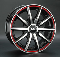 Диск LS wheels LS221 16x7 5x114.3 ET40 DIA73.1 BKFRL