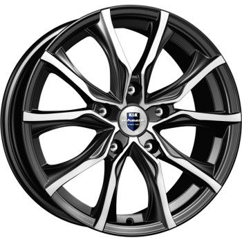 Диск K&K Твист 17x7.5 5x108 ET45 DIA67.1 АЛМАЗ ЧЕРНЫЙ
