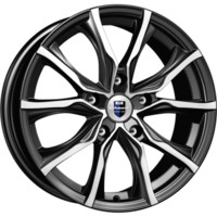 Диск K&K Твист 17x7.5 5x108 ET45 DIA67.1 АЛМАЗ ЧЕРНЫЙ