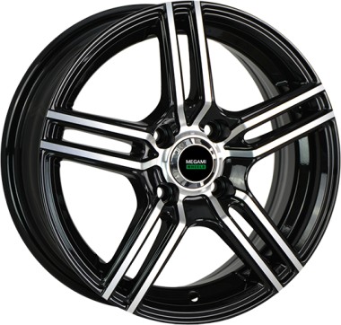 Диск Megami MGM-1 14x5.5 4x100 ET39 DIA56.6 BKF