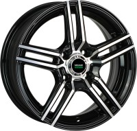 Диск Megami MGM-1 14x5.5 4x100 ET39 DIA56.6 BKF Диск Megami MGM-1 14x5.5 4x100 ET39 DIA56.6 BKF
