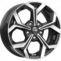 Диск K&K КС878 16x6.5 5x112 ET50 DIA57.1 АЛМАЗ ЧЕРНЫЙ