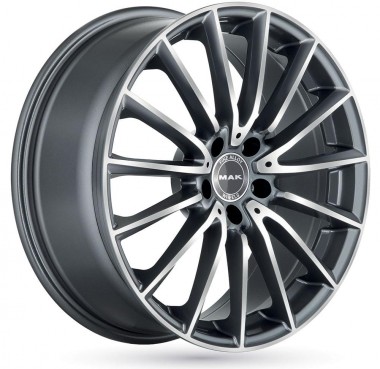 Диск MAK Komet 19x9 5x112 ET20 DIA66.6 GUN METALLIC MIRROR FACE