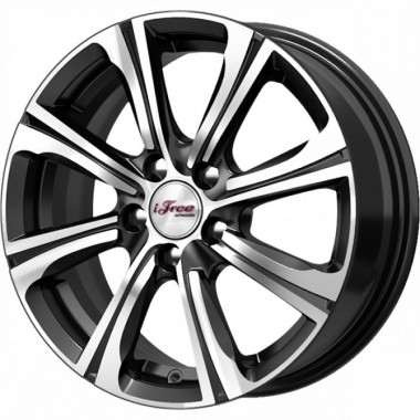 Диск iFree Апероль 15x6 4x100 ET45 DIA67.1 БЛЭК ДЖЕК