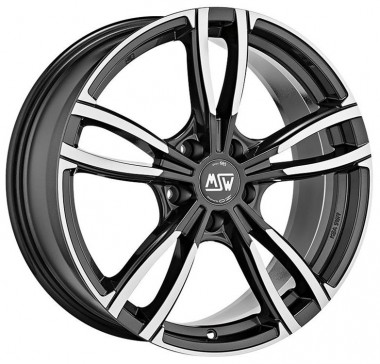 Диск MSW 73 18x8 5x112 ET42 DIA73.1 GLOSS DARK GREY FULL POLISHED