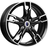 Диск K&K Солар 17x7 4x100 ET43 DIA60.1 АЛМАЗ-ЧЕРНЫЙ