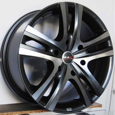 Диск MAK Aria 20x9.5 5x127 ET45 DIA71.6 GUN METALLIC-MIRROR FACE