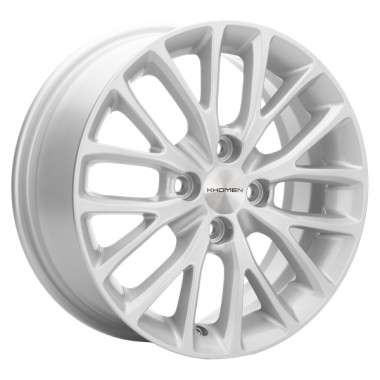 Диск Khomen 1506 15x6 4x100 ET48 DIA54.1 F-SILVER