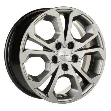 Диск Khomen 1711 17x6.5 5x114.3 ET50 DIA67.1 G-SILVER