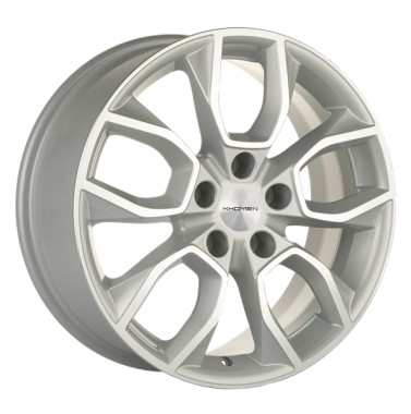 Диск Khomen 1713 17x7 5x114.3 ET48.5 DIA67.1 F-SILVER-FP