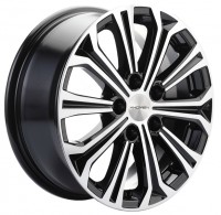 Диск Khomen 1610 16x6.5 5x112 ET50 DIA57.1 BLACK-FP