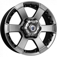 Диск K&K M56 16x7 6x139.7 ET22 DIA107.6 ДАРК ПЛАТИНУМ