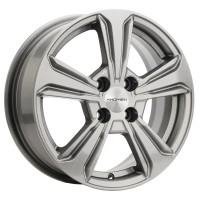 Диск Khomen 1502 15x6 4x100 ET45 DIA54.1 G-SILVER Диск Khomen 1502 15x6 4x100 ET45 DIA54.1 G-SILVER