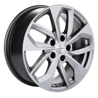 Диск Khomen 1704 17x7 5x114.3 ET38 DIA67.1 G-SILVER