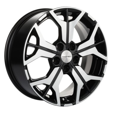 Диск Khomen 1715 17x7 5x114.3 ET45 DIA67.1 BLACK-FP